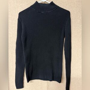Croft & Barrow Black Cotton Sweater